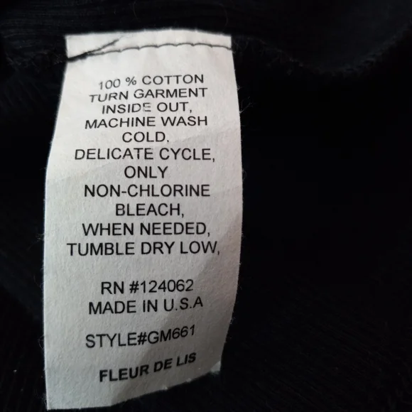 Y2K Fleur De Lis Rhinestone Mcbling Long Sleeve Shirt - Picture 9 of 9